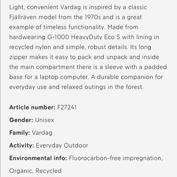 Fjällraven - Acorn Vardag Everyday Outdoor Backpack - Picture 14 of 14